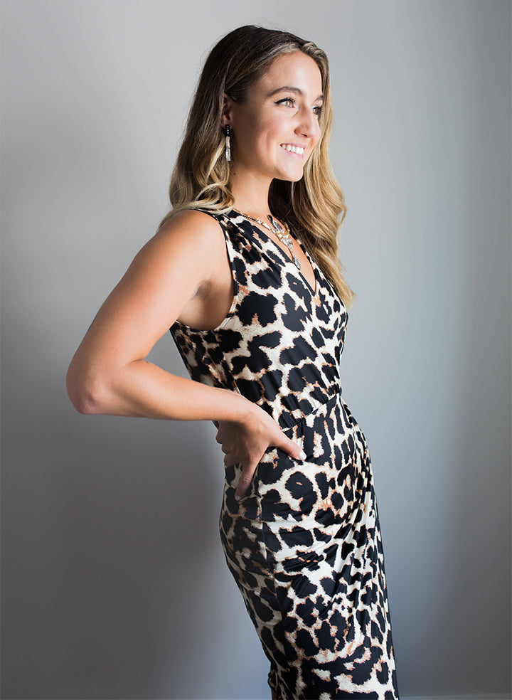 Gabriella Dress - Animal Print