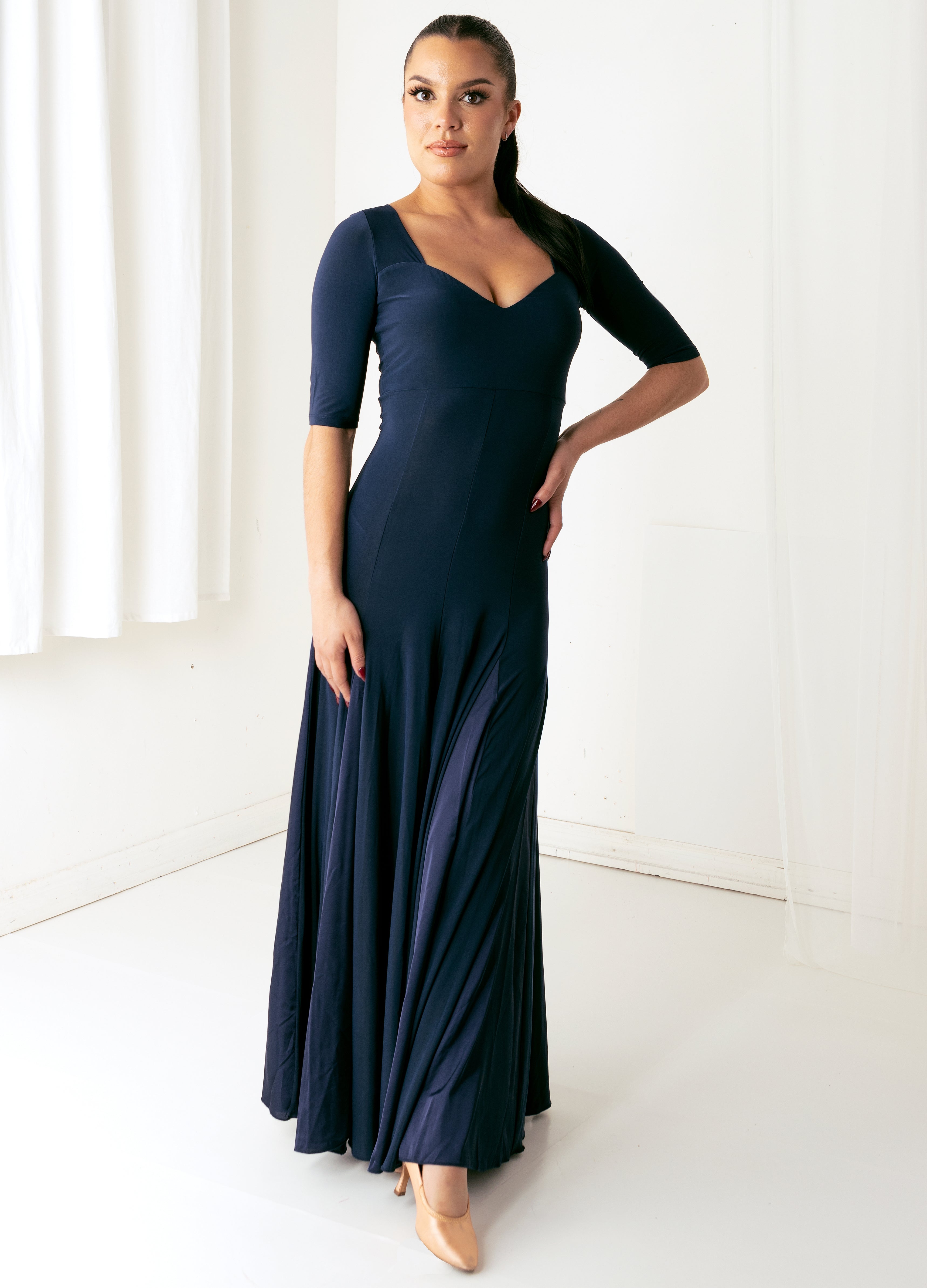 Jade Gown - Navy