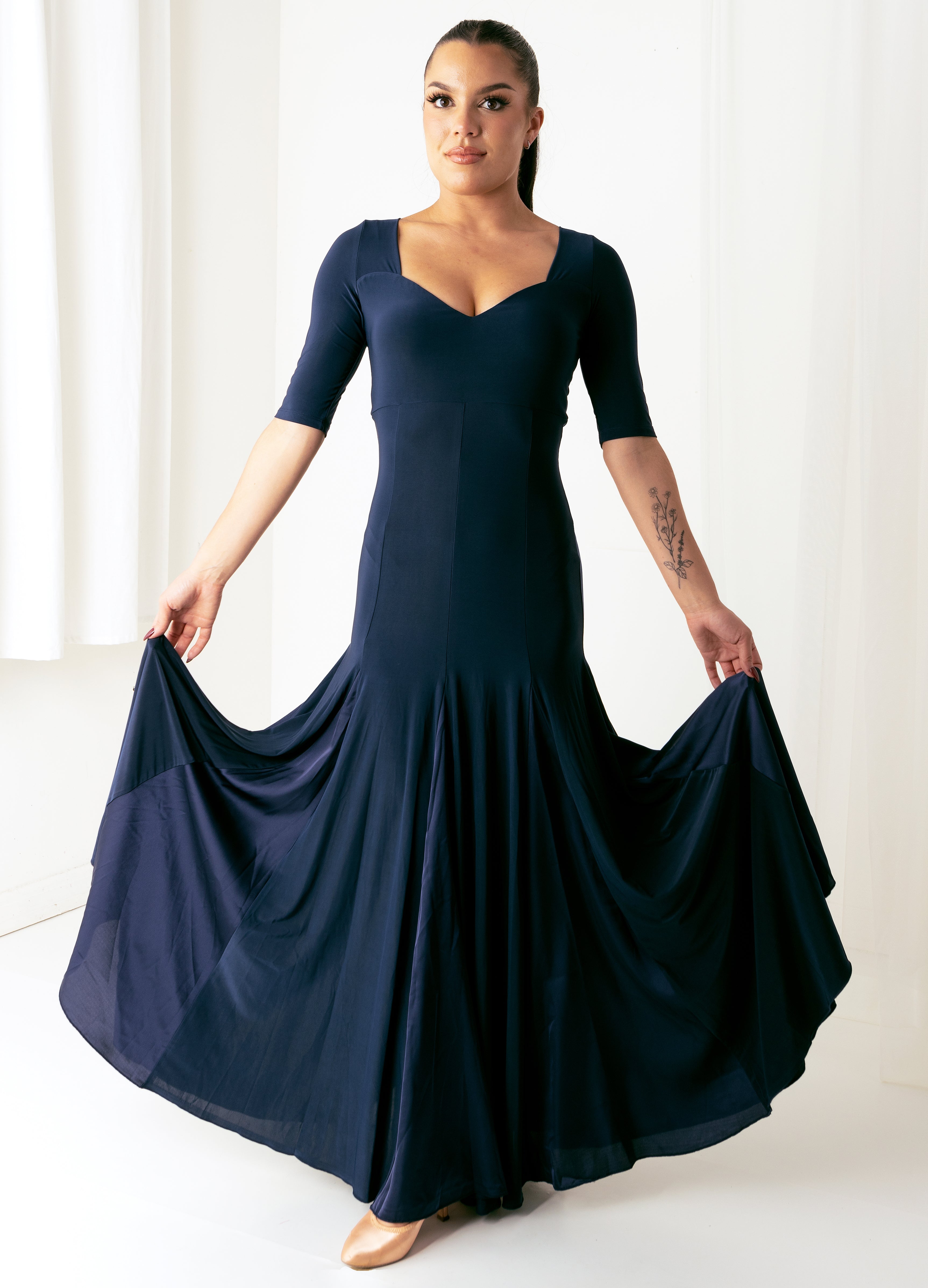 Jade Gown - Navy